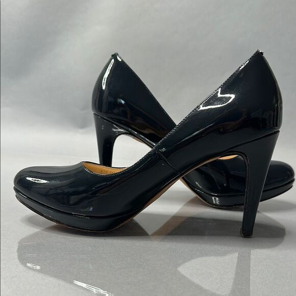 Cole Haan | Navy Blue | Patent Leather Pumps | Size 8.5B | Nike Air Sole (1525) - Picture 6 of 14
